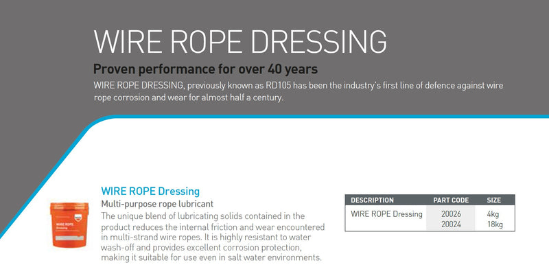 ROCOL Wire Rope Lubricant formally RD105